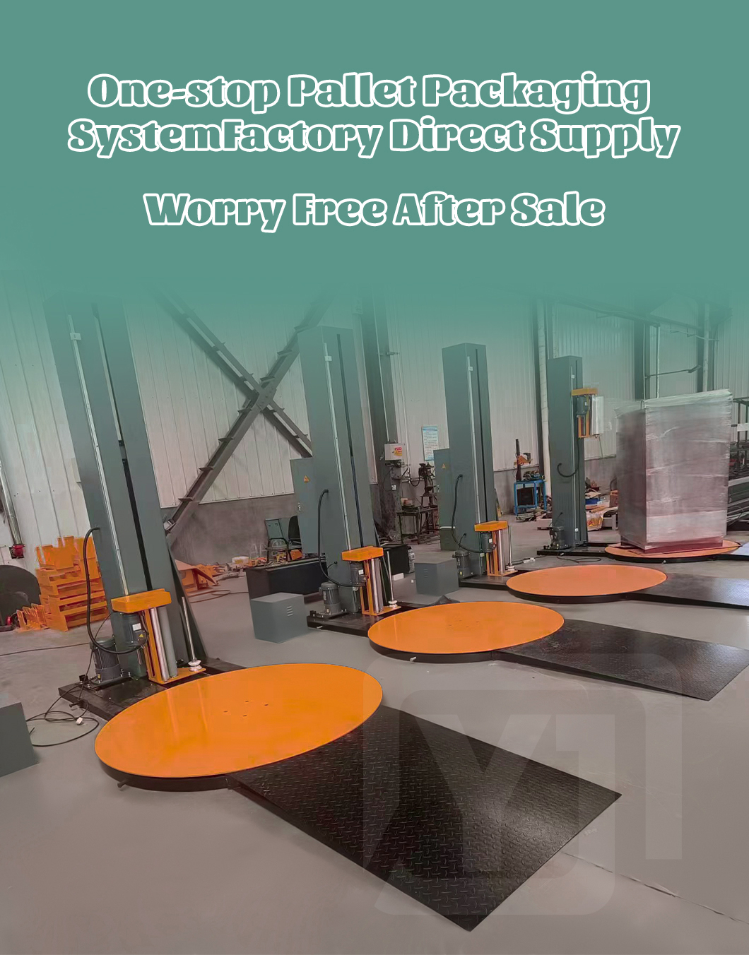 YJNPACK Pallet Pallet Film Wrap Pallet Wrapper Machine 7