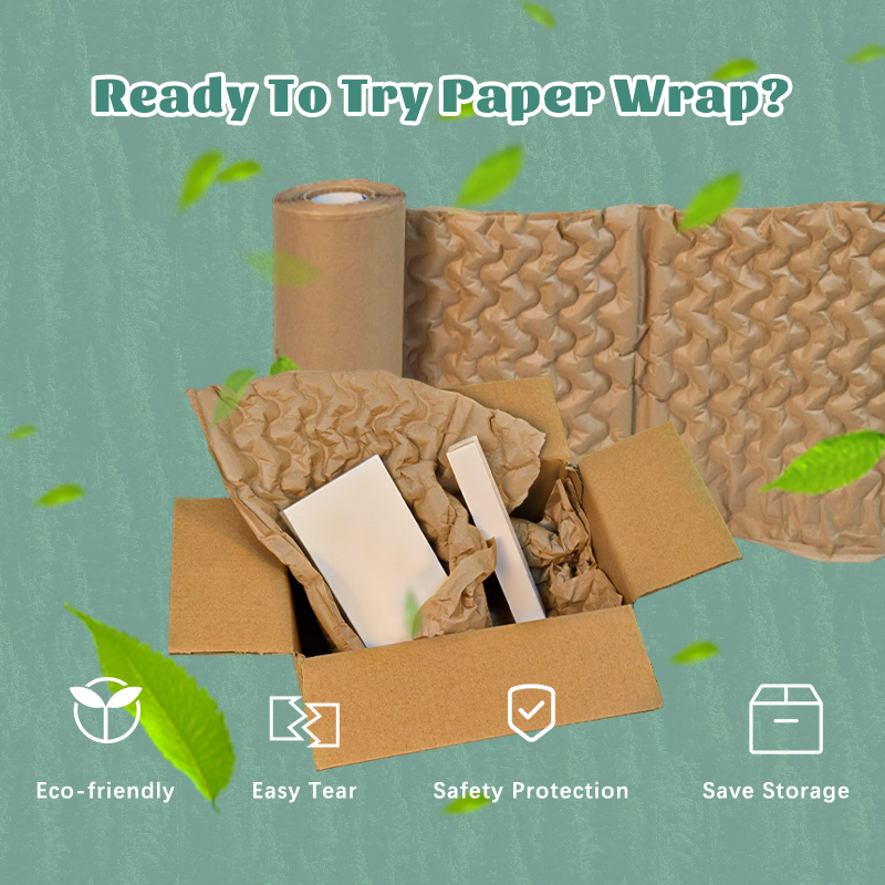 YJNPACK Bubble d'air en papier respectueux de l'environnement 8