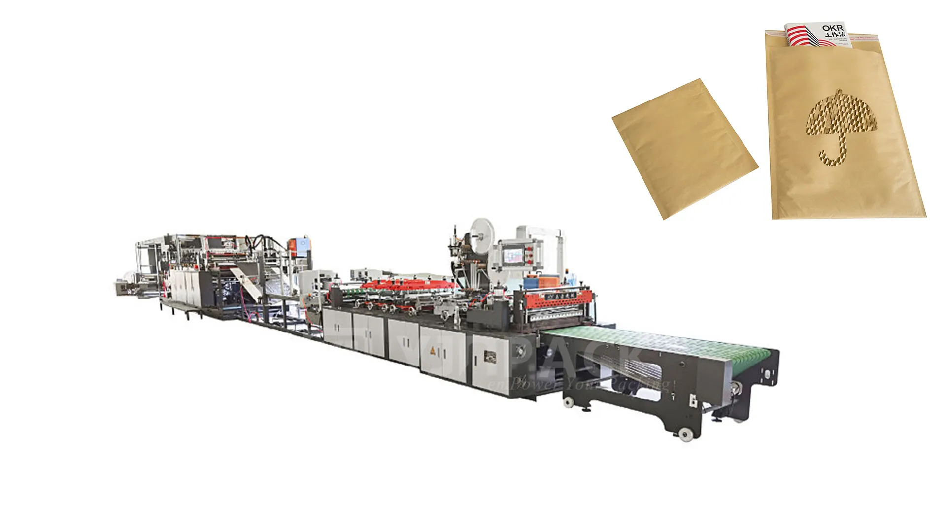 Honeycomb Paper Padded Mailer Envelope Bag Making Machine 1