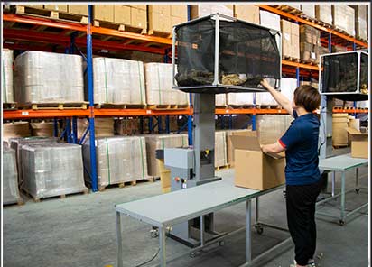 Smart Paper industrial Void Fill Machine Taille 131 * 91 * 237cm Système d'emballage de protection en papier kraft ppo-3 12