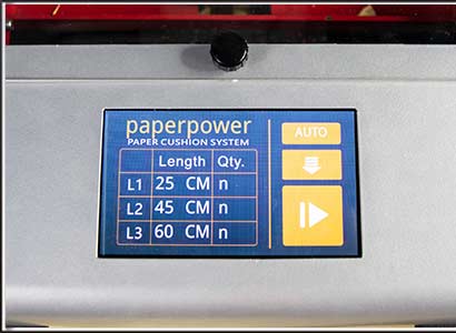 Smart Paper industrial Void Fill Machine Taille 131 * 91 * 237cm Système d'emballage de protection en papier kraft ppo-3 13