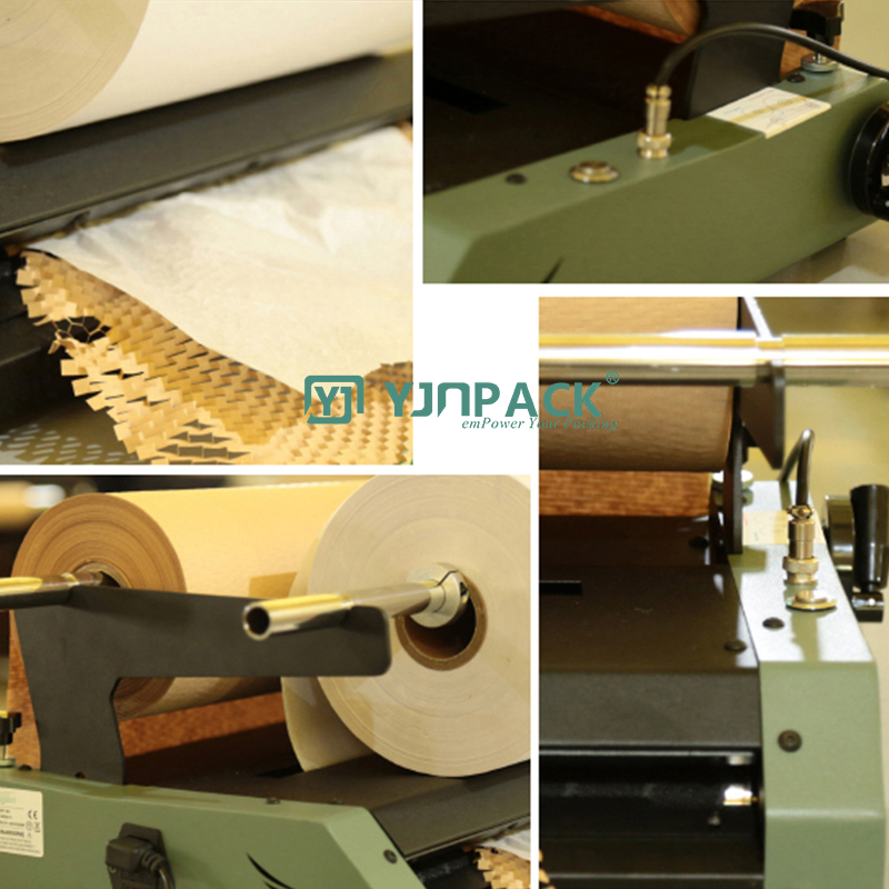 Auto Honeycomb Paper Machine Speed ​​18 cm/s Protección de transporte para productos frágiles 2