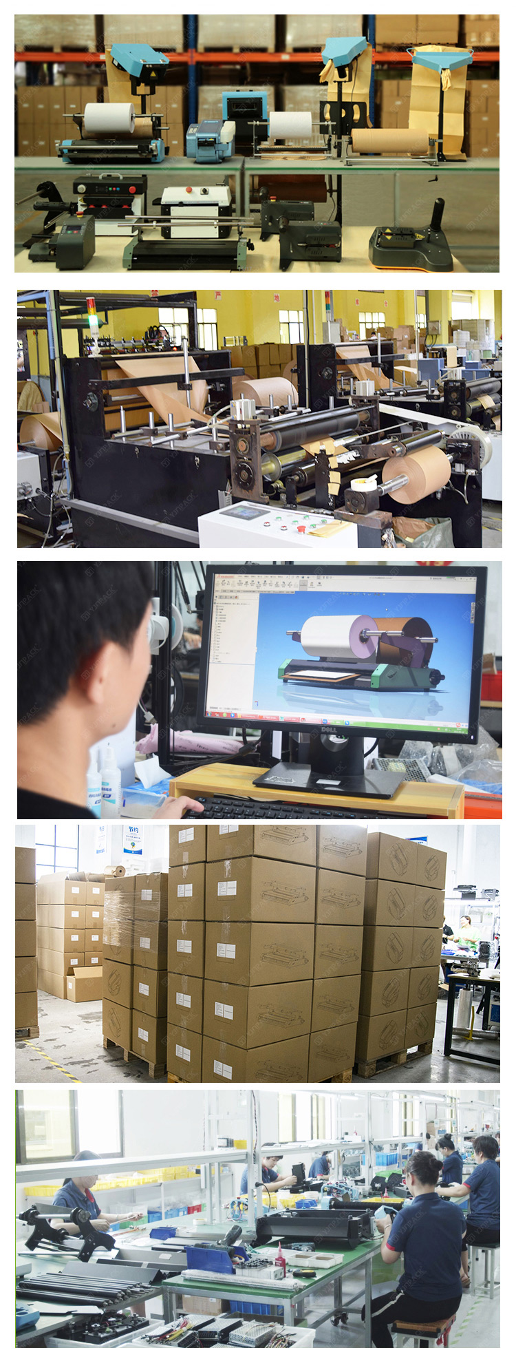 Auto en nid d'abeille Japide de machine de 18 cm / s Protection des transports pour les marchandises fragiles 17