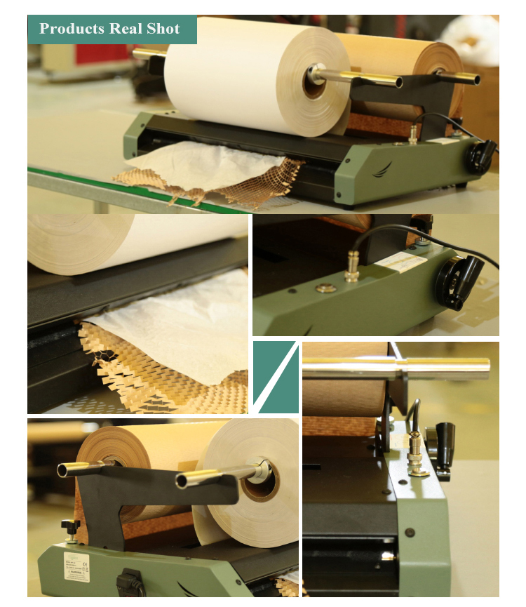 Auto en nid d'abeille Japide de machine de 18 cm / s Protection des transports pour les marchandises fragiles 11