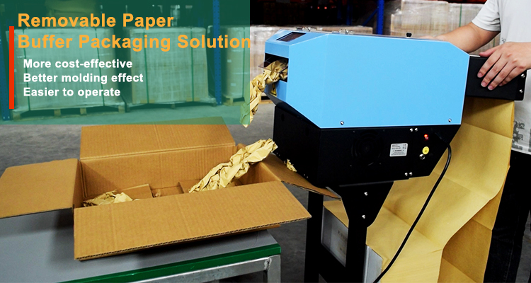 Meilleur papier vide de vide Vitesse de machine de 12 m / min Système d'emballage de protection2 8