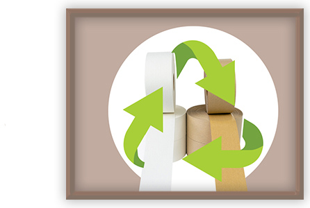 OEM Reinforced Kraft Water Activated Tape Fiberglass Stranded Carton Box Sealing Shipping Tape 13