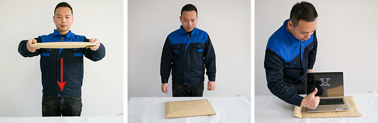 Correo publicitario de Honeycomb de Kraft Custom 6 X10 pulgada 100% Biodegradable AutoSeal Mailers 12