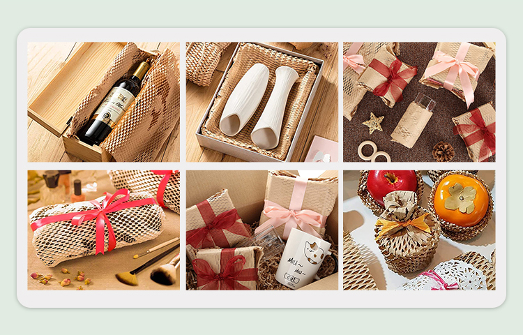 Dispensateur de papier en nid d'abeille manuel Système d'emballage de protection HP-S1 13