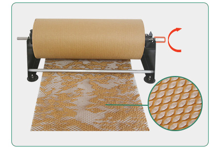 Dispensateur de papier en nid d'abeille manuel Système d'emballage de protection HP-S1 10