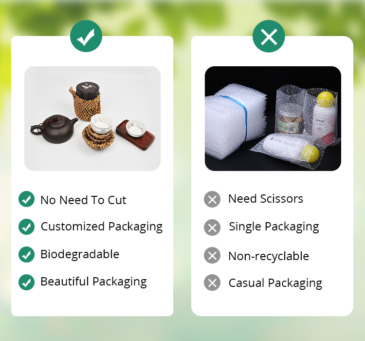 Dispensateur en papier en nid d'abeille HP-S1 pour un enveloppe d'amortissement de protection 13