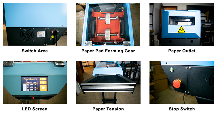 OEM Automatic Kraft Paper Void Filling Machine System 13