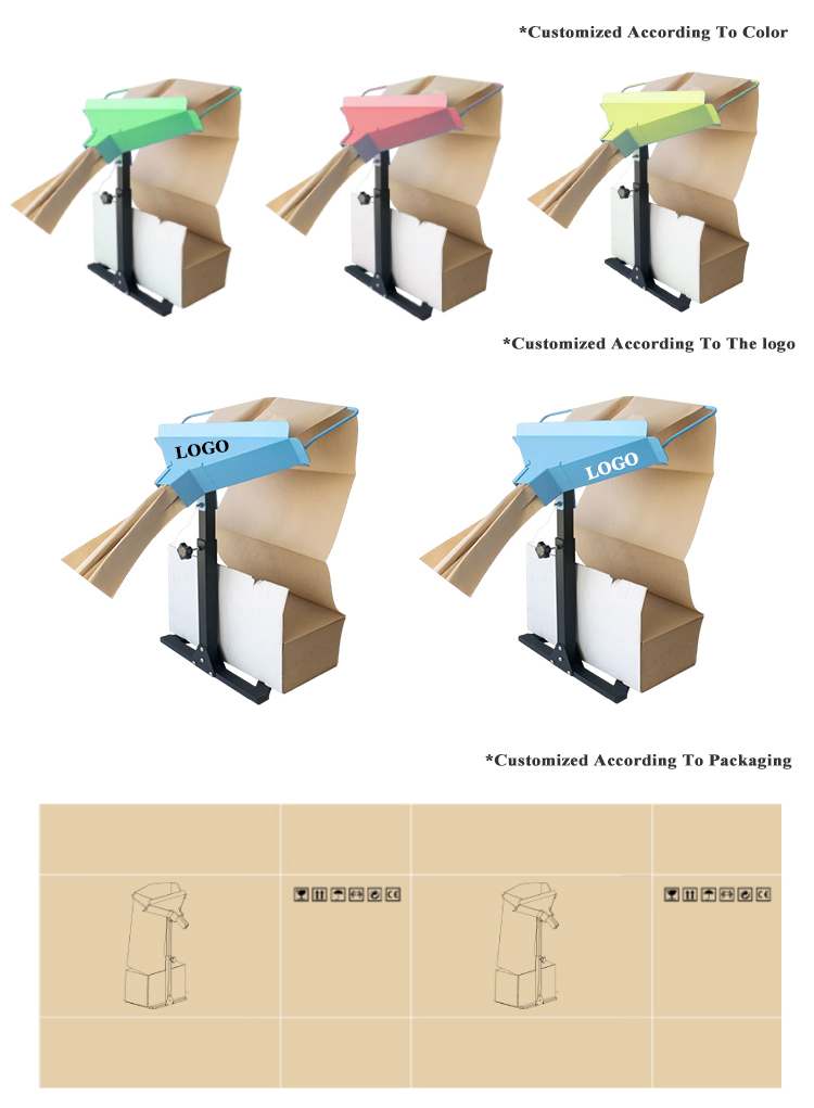 machine à coussins en papier manuelle