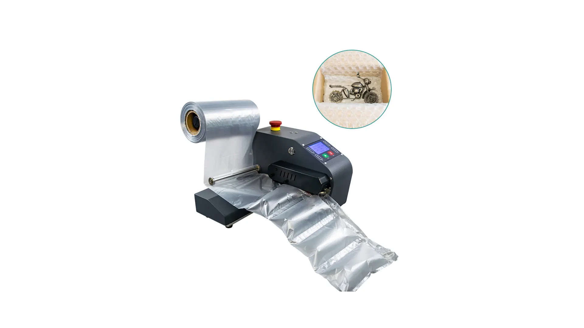 Emballage de la machine à coussin d'air de prix en gros accepter la couleur du logo personnalisé 1