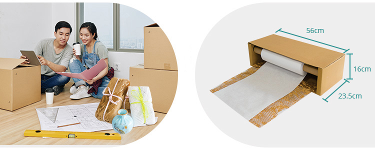 papier d'emballage en nid d'abeille personnalisé