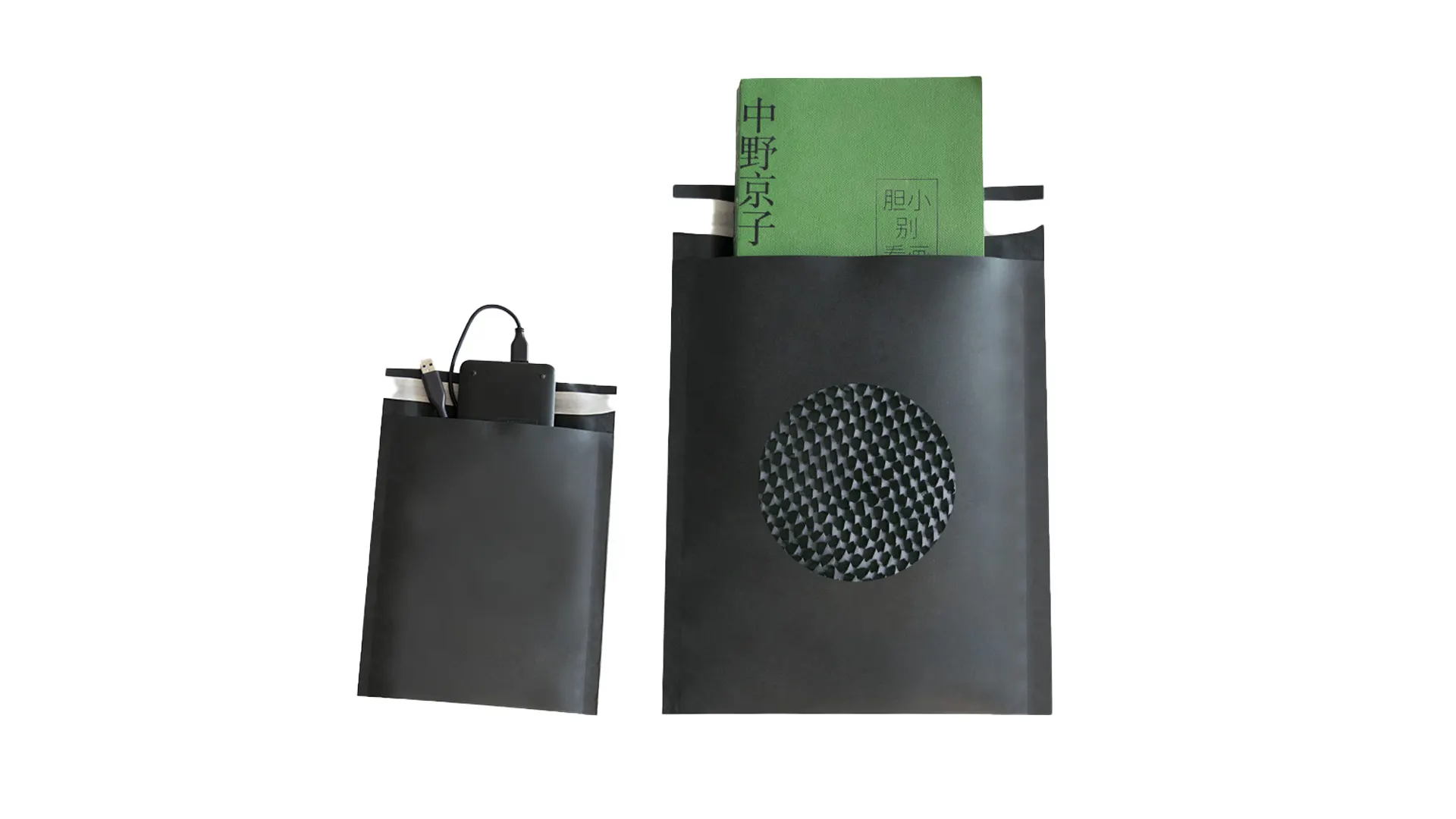 YJNPACK High Quality Natural Black Honeycomb Paper Envelope For Mobile Phone Cosmetic Transportation 1