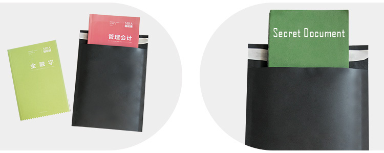 YJNPACK高品質の天然黒いハニカムペーパー携帯電話の化粧品輸送のための封筒 12