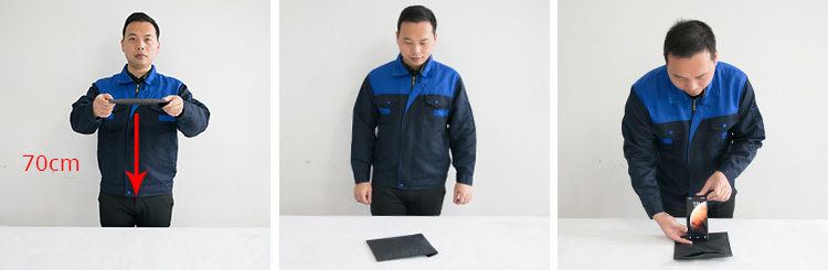 YJNPACK高品質の天然黒いハニカムペーパー携帯電話の化粧品輸送のための封筒 14