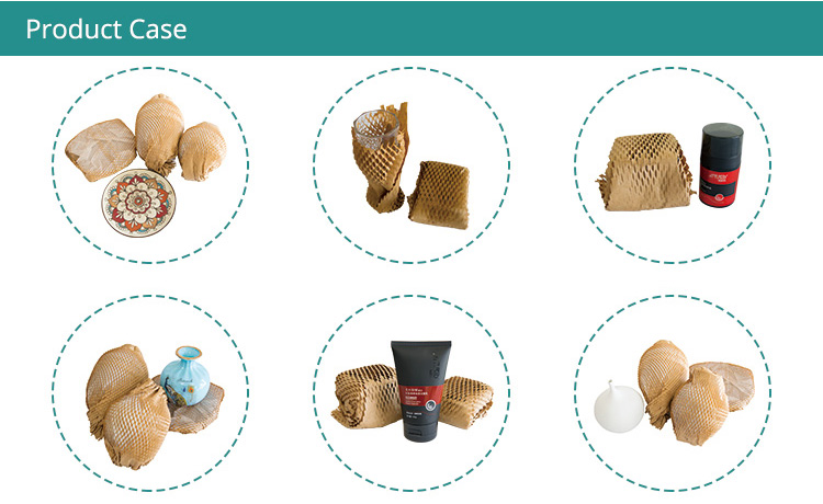 Yjnpack kraft en nid d'abeille en papier rolaire de protection de protection coussin en papier emballage en nid d'abeille 16