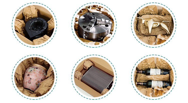 Machine de coussin en papier kraft personnalisée complète automatisée en Chine 12