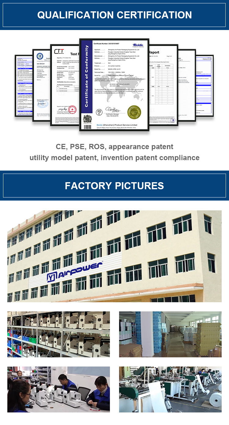 Film à bulles à air gonflable 1000 rouleaux par jour 16