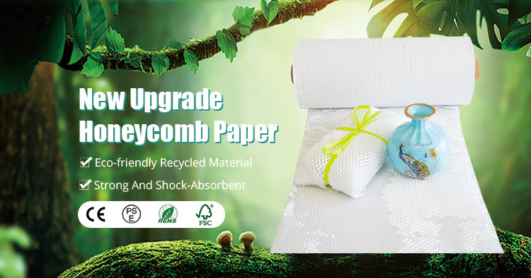 Papier en nid d'abeille pour le tampon de remplissage à l'épreuve du choc recyclable 8
