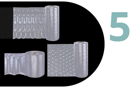 Film d'emballage à coussin d'air gonflable à 50% pour protection des marchandises 13