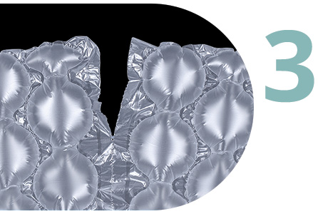 Film d'emballage à coussin d'air gonflable à 50% pour protection des marchandises 11