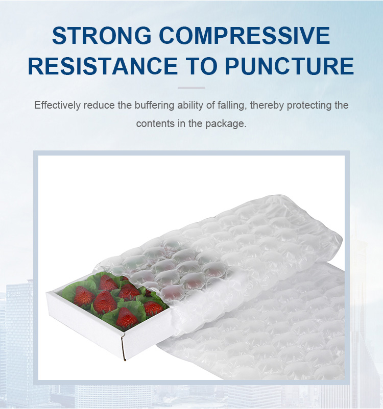 Pink Biodégradable Packaging Materials Airbag Bubble Bubble Cushion 8
