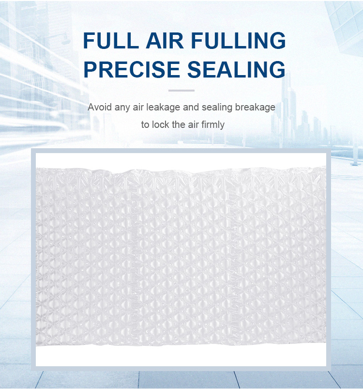 Pink Biodégradable Packaging Materials Airbag Bubble Bubble Cushion 7
