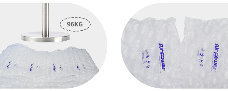 Pink Biodégradable Packaging Materials Airbag Bubble Bubble Cushion 11