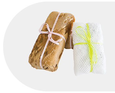 Белая сотовая обертка Kraft Paper 12