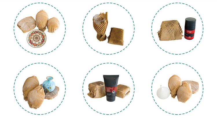 Papier d'emballage d'emballage de protection en nid d'abeille 16