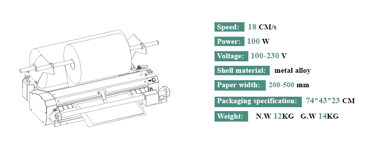 Machine d'emballage en papier en nid d'abeille respectueuse HP50-D2 8