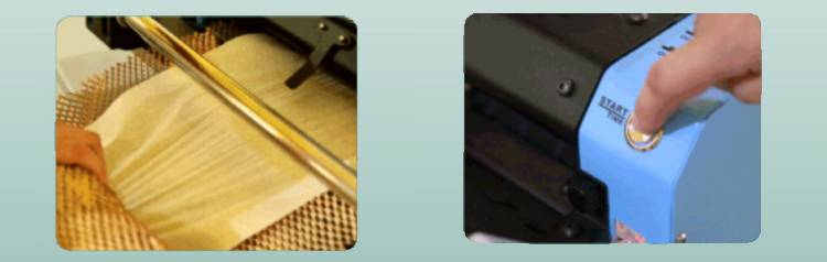 Machine d'emballage en papier en nid d'abeille respectueuse HP50-D2 11