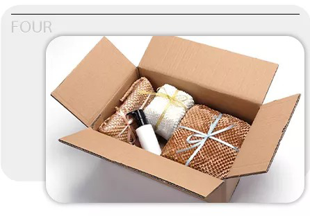 papier d'emballage en nid d'abeille