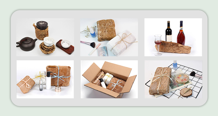 Papier d'emballage en nid d'abeille OEM