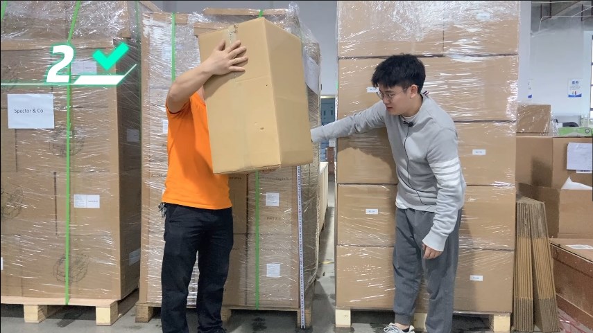 Fonction du capteur Dispeneurs de bande activée à l'eau: Test de chute pour l'emballage 2