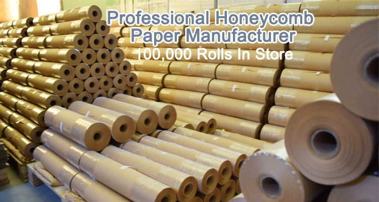 OEM Free Sample Honeycomb Paper Roll Packaging Customized Color For Packing Or Moving 1