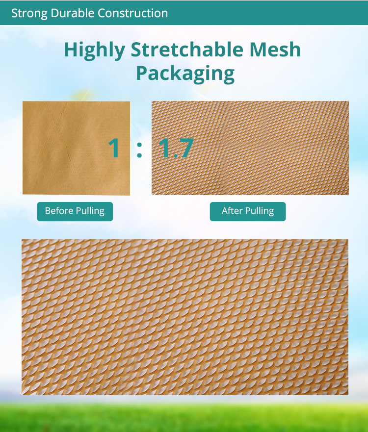 Búfer de llenado de precios competitivos Búfer de protección Rollo de empaquetado Kraft Kraft Honeycomb Paper Wrap 2