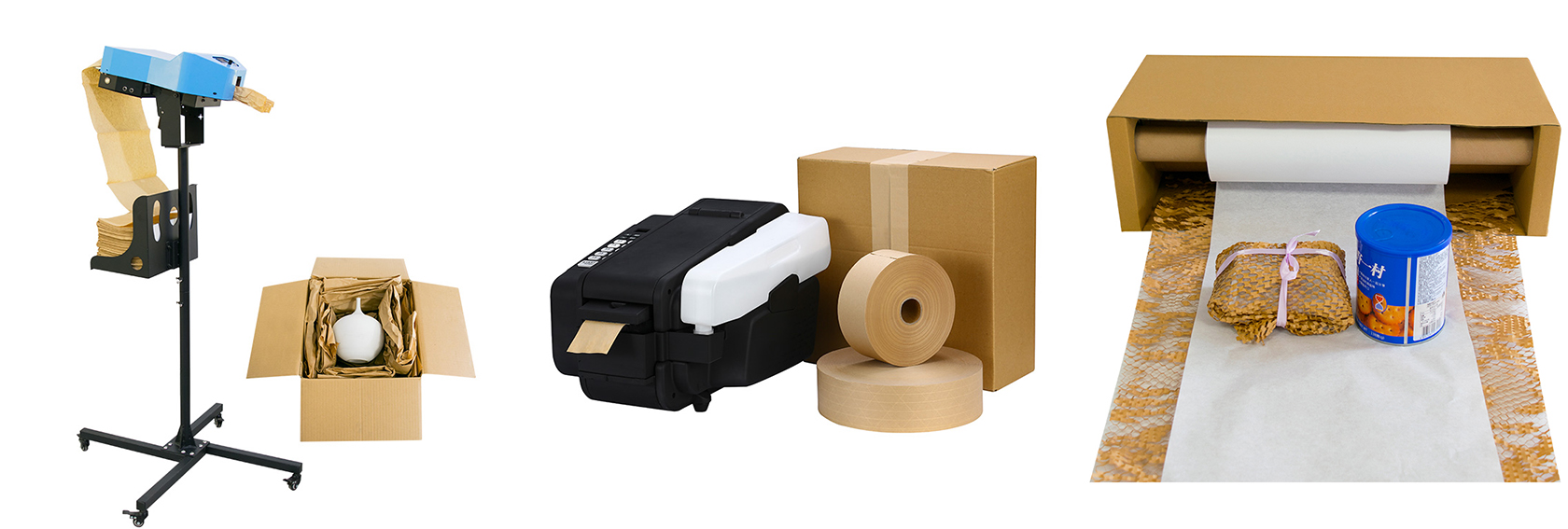 Búfer de llenado de precios competitivos Búfer de protección Rollo de empaquetado Kraft Kraft Honeycomb Paper Wrap 5