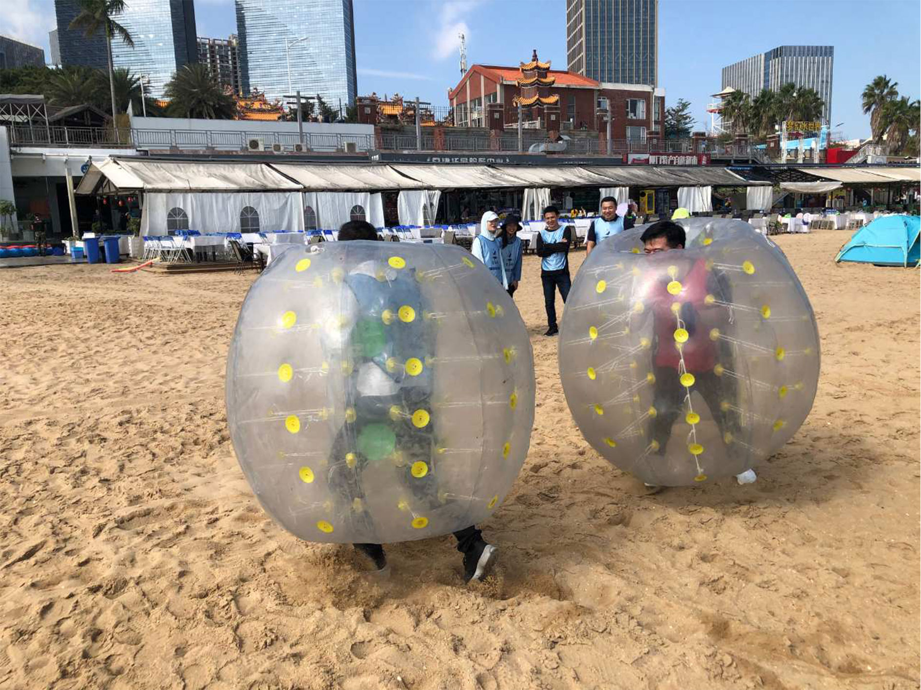 Construction du groupe Guanyinshan 1