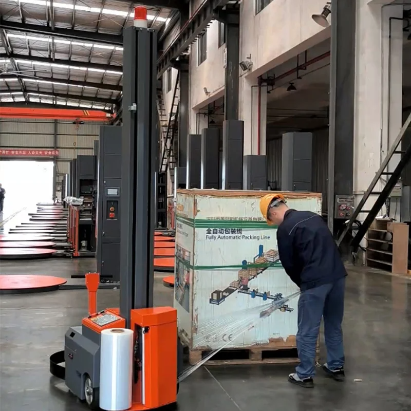 machine d'emballage de palettes