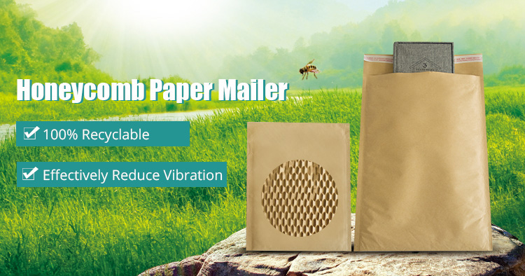 Passer des boîtes à l'utilisation des sacs de papier en nid d'abeille 1