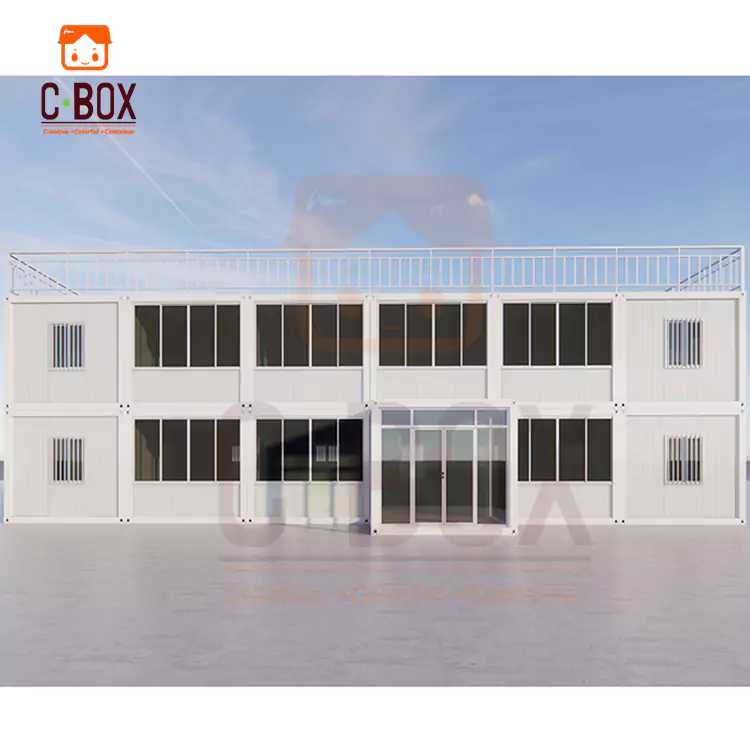 Creative Design Two-story Prefab Container Office Building 5