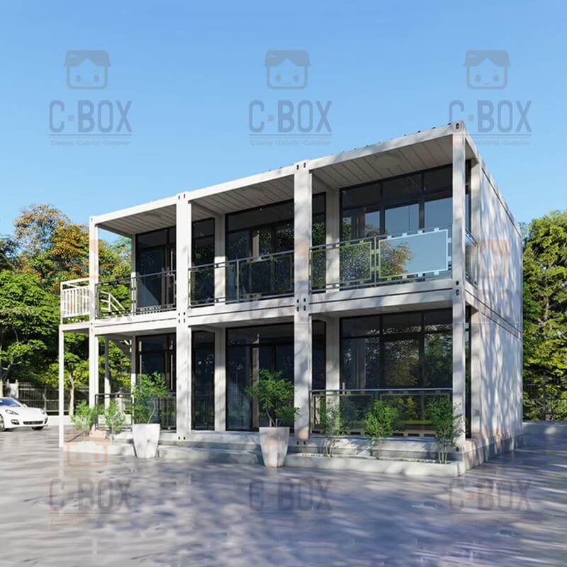 منازل موقع المكاتب متعددة الاستخدامات & حلول prefab 1