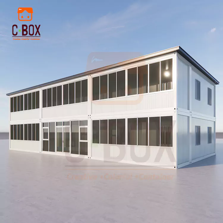 Creative Design Two-story Prefab Container Office Building 3
