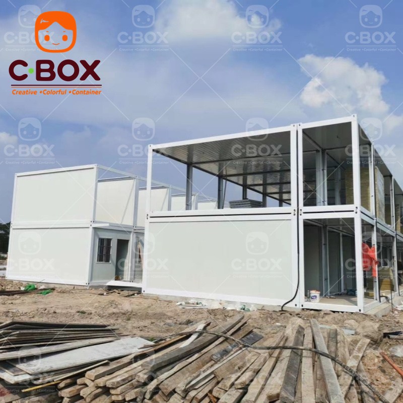 Wadah perumahan sementara portabel dengan sistem panas bumi 6