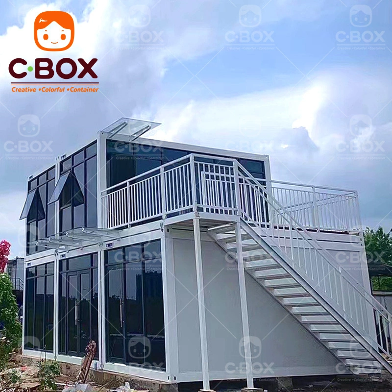 Rumah kontainer premade dengan desain lipat 1