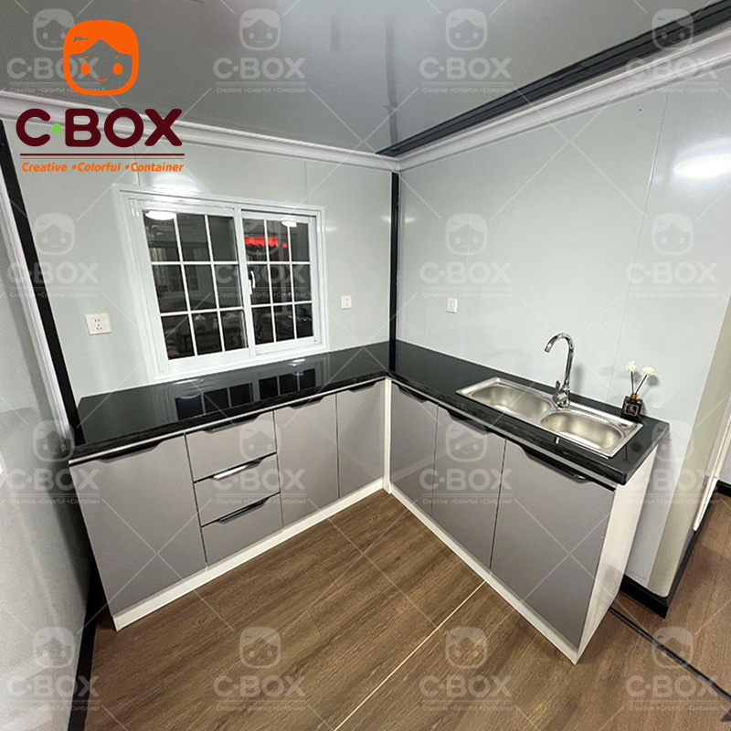Rumah prefab yang dapat diperluas modular tahan api 7