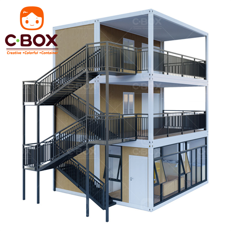 Rumah Kontainer Prefab Modular yang Dapat Dilepas B&amp;B 3